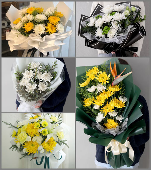 浙江省金华义乌市赤岸镇神坛村白事花束代送